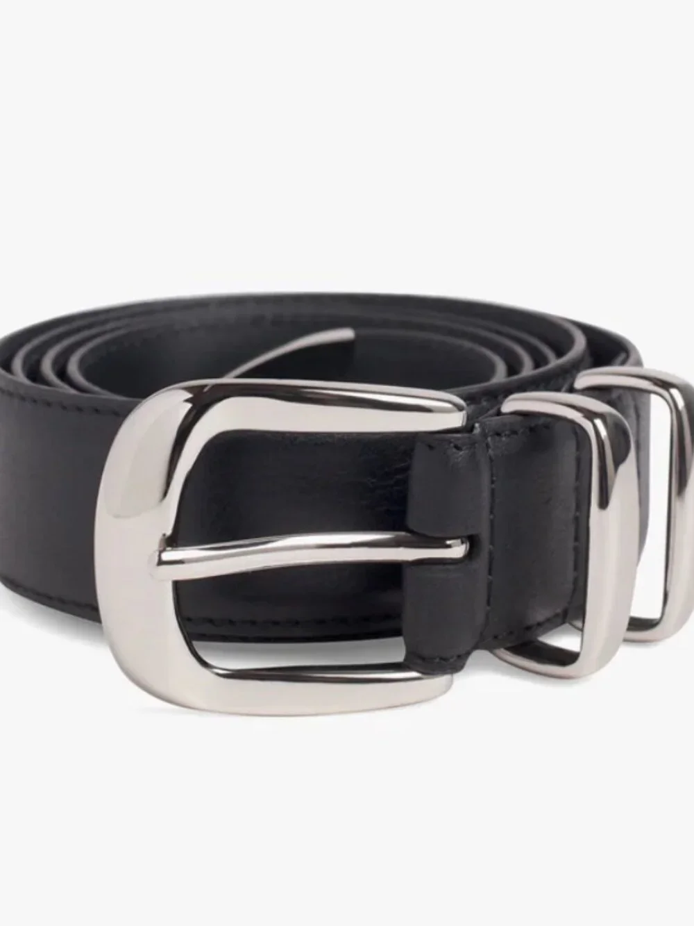 Favorite Daughter Jordan Belt, Black / Nickel, Sizes S and L (NWT) - Picture 3 of 4